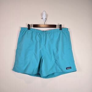 Patagonia Baggies Shorts Mens Size XL 5" Inseam Subtidal Blue Lined 57022